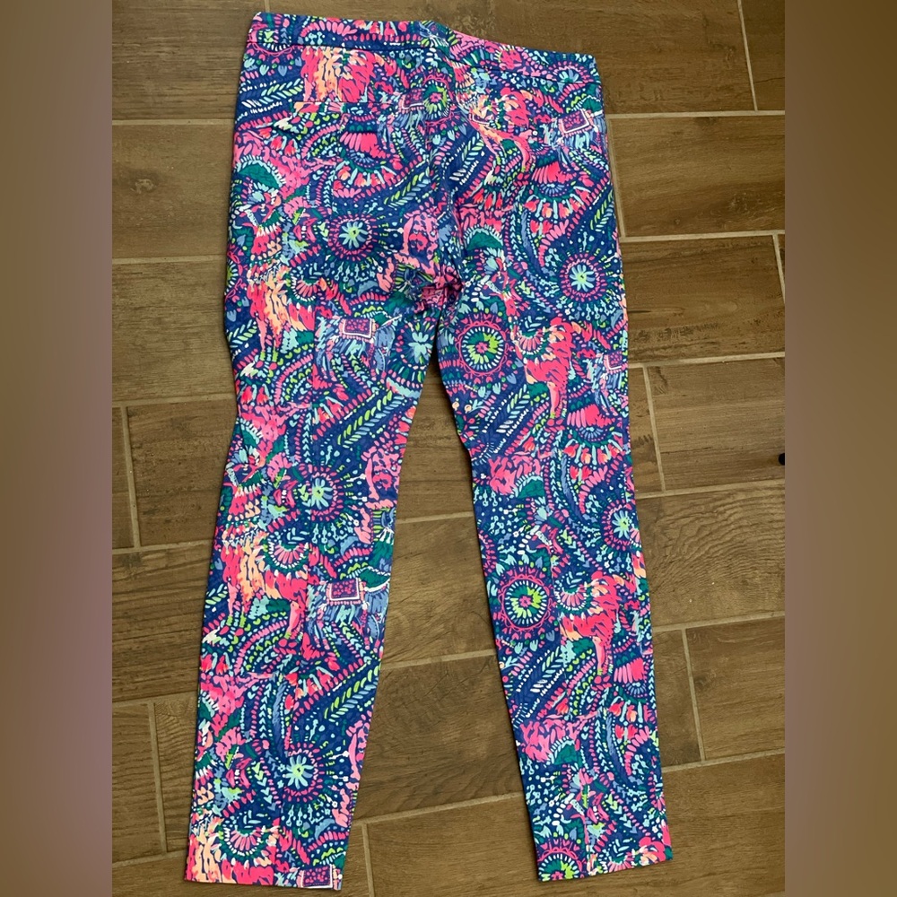 Lilly Pulitzer Women’s Size 8 Mid Rise Kelly Skinny Ankle Pants - Picture 7 of 15